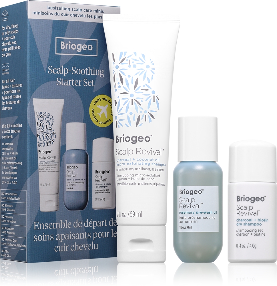 Briogeo Scalp-Soothing Starter Set Gift Set for Women's Hair 89ml