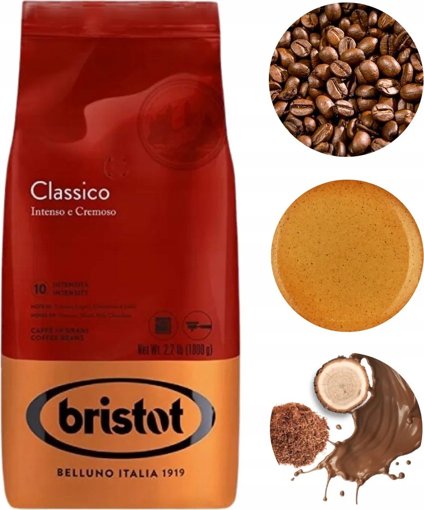 Bristot Classico Coffee Beans 1kg 1000g