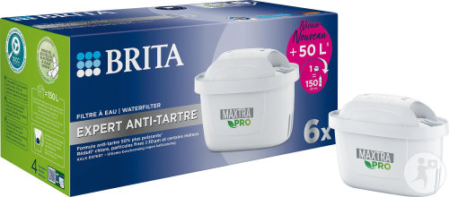 Brita Maxtra Pro Expert anti-limescale filter cartridges 6 pieces