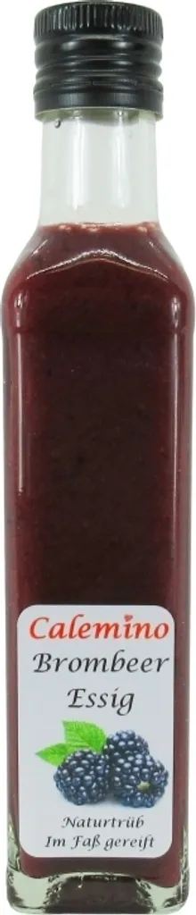 Calemino Blackberry vinegar with 50% fresh blackberries, naturally cloudy, 250ml