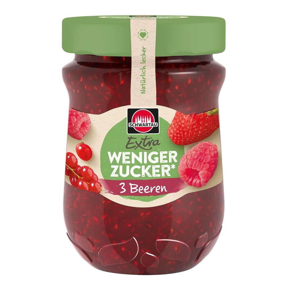 Schwartau Spread Less Sugar, 3 Berries