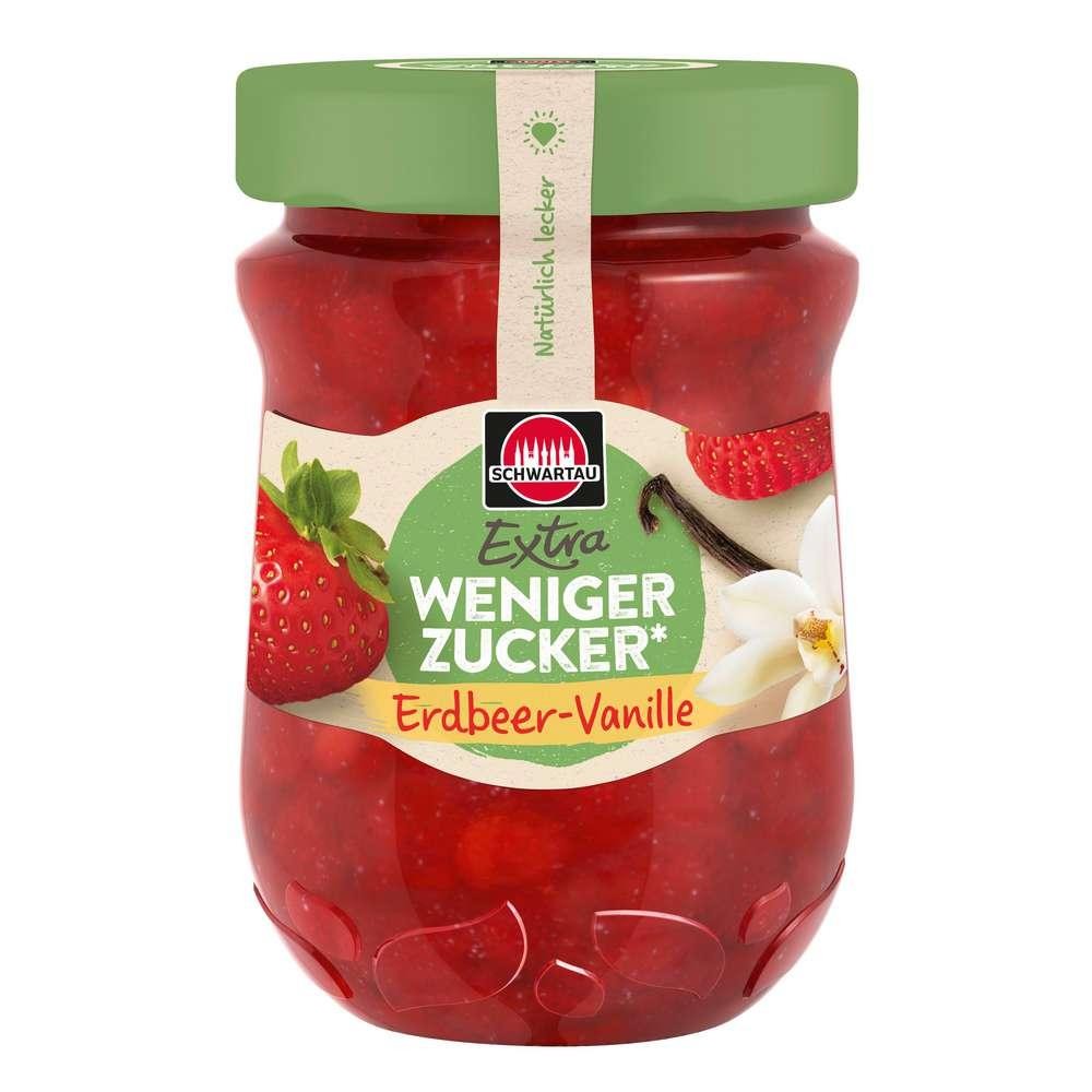 Schwartau Spread Less Sugar, Strawberry-Vanilla