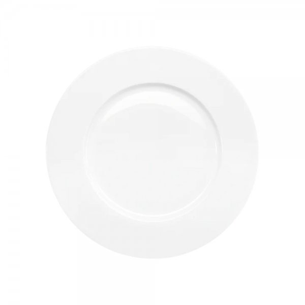 Bread plate with rim, white (18cm) by Asa