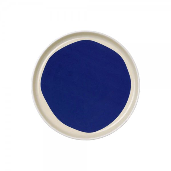 Bread plate Variété la Mer blue-white (13cm) from Asa