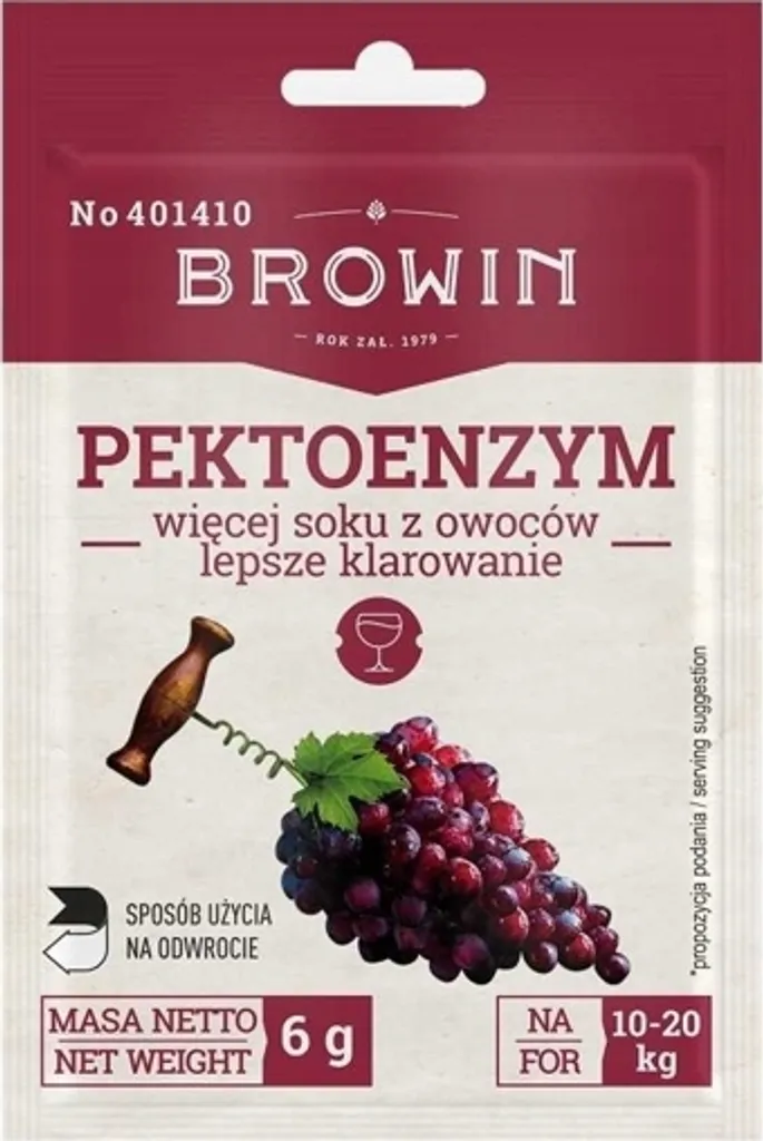 Browin Dried Pectinase, 6G