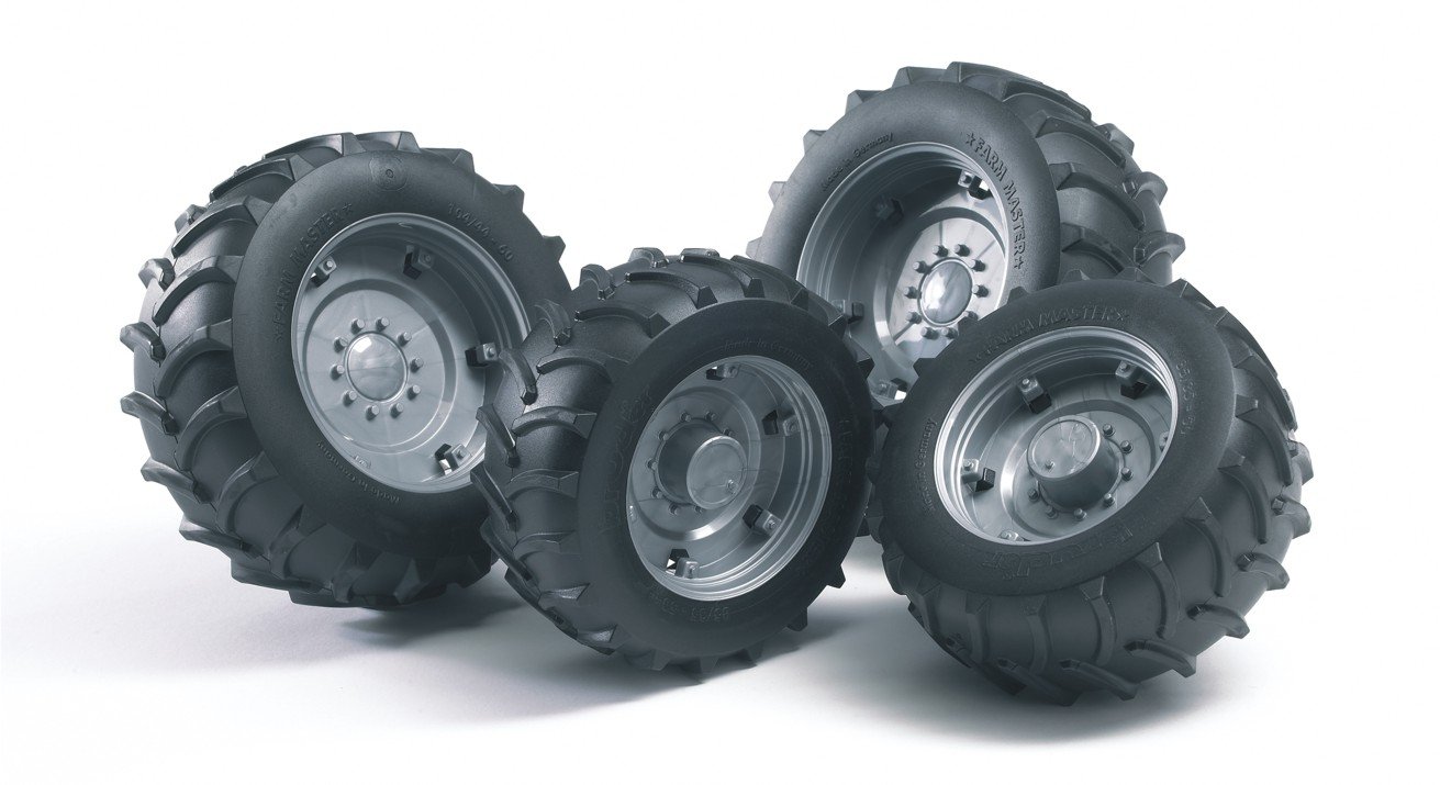 Bruder Twin Tyres Fr Traktor Pro
