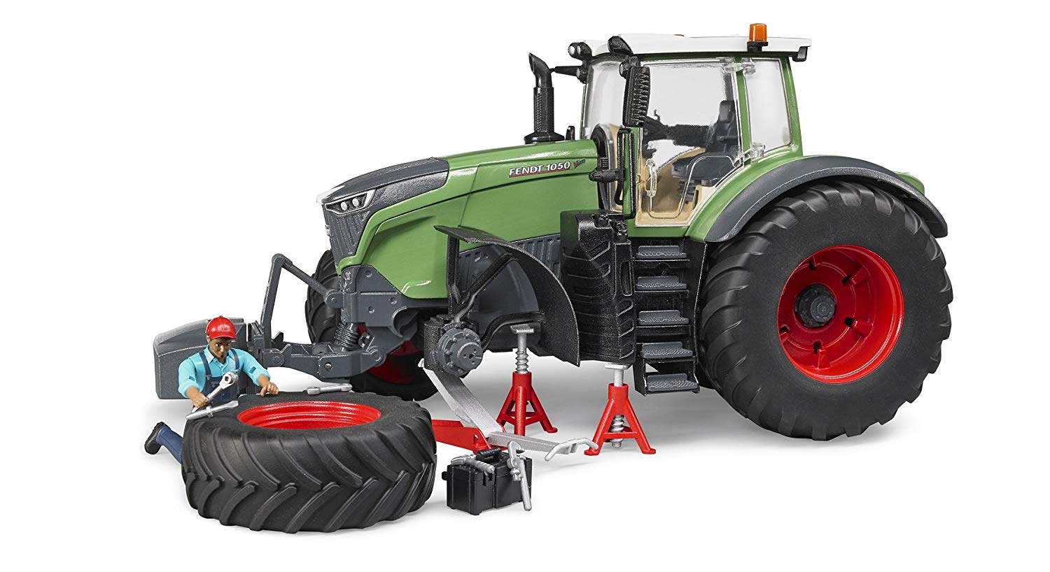 Bruder Fendt Vario With Mechanic And Workshop Equipment
