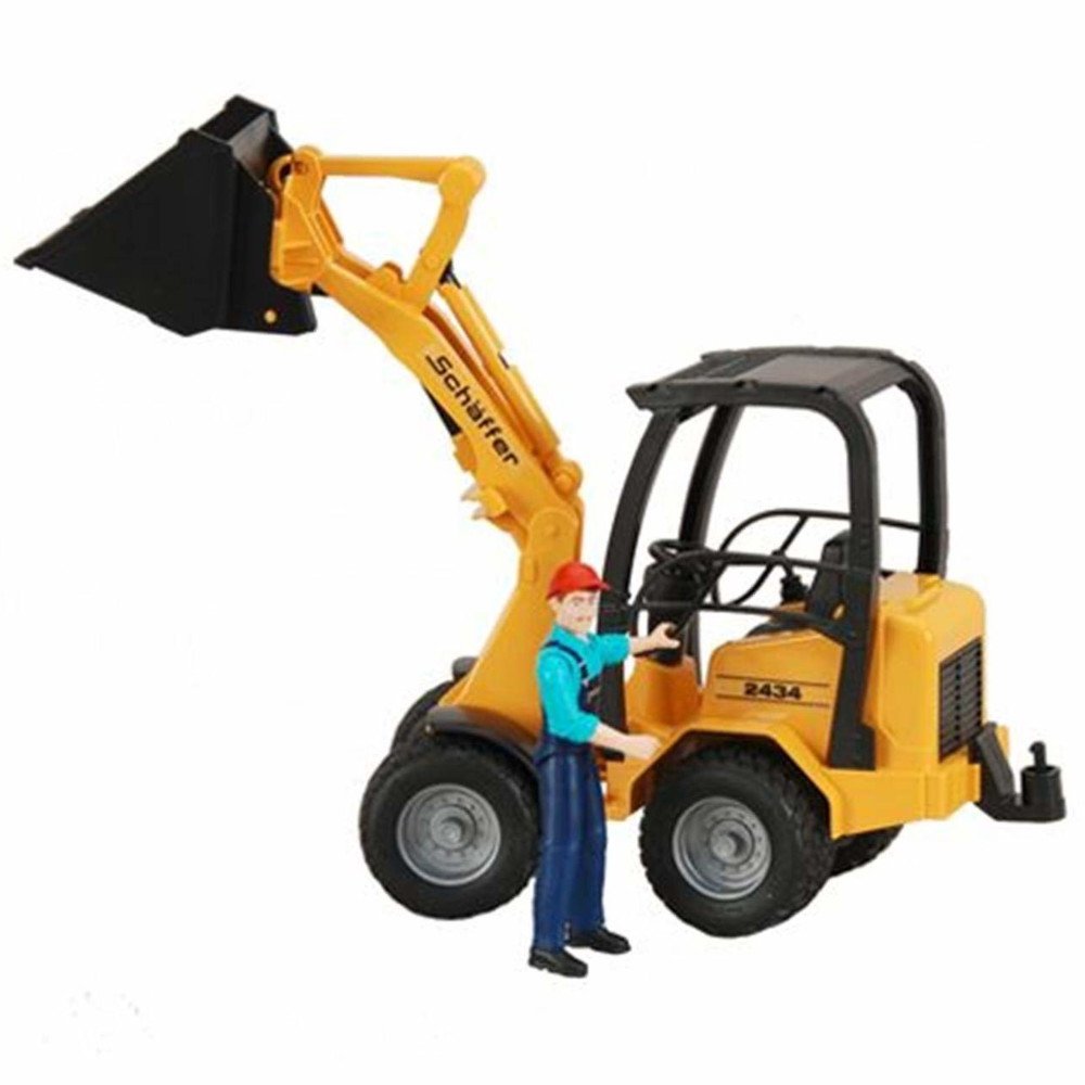 Bruder Brother 09038 Schäffer Yard Charger Yellow Limited Edition