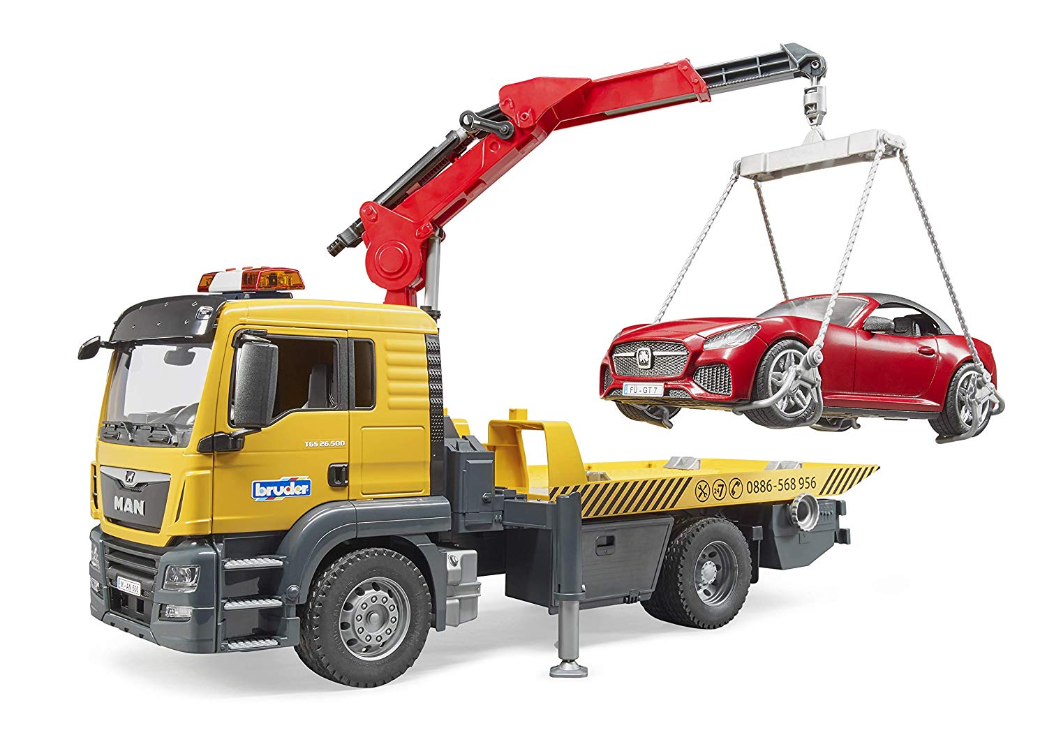 Bruder Tgs Tow Truck Multi Coloured