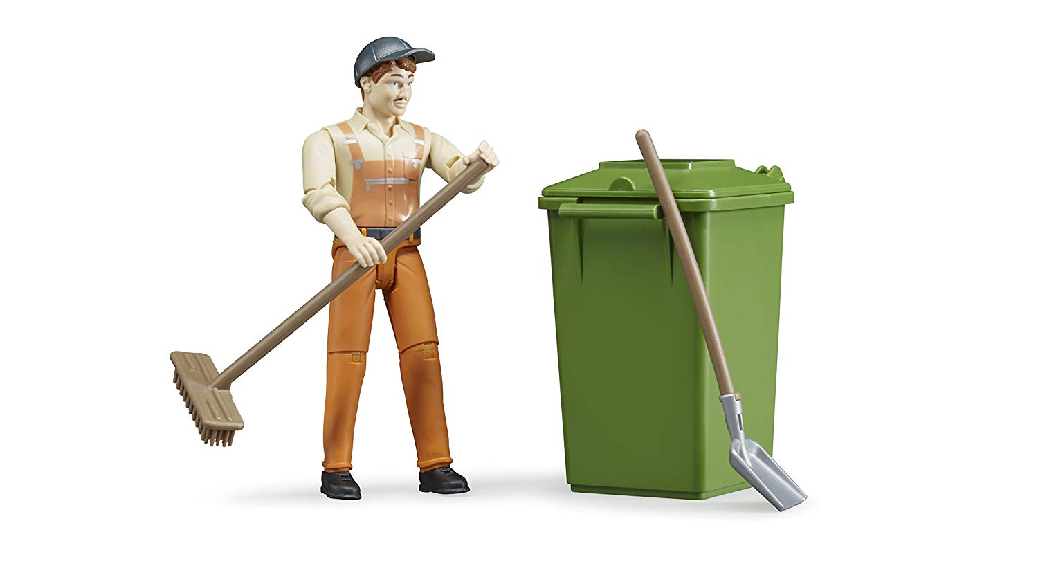 Bruder Refuse Collection Figure Set With Accessories
