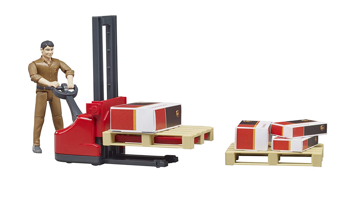 Bruder Ups Logistics Set Of Figures