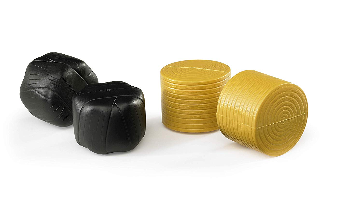 Bruder Accessories Round Hay Bales in Ockery for Bale Wrapper (4 Pieces, Bl