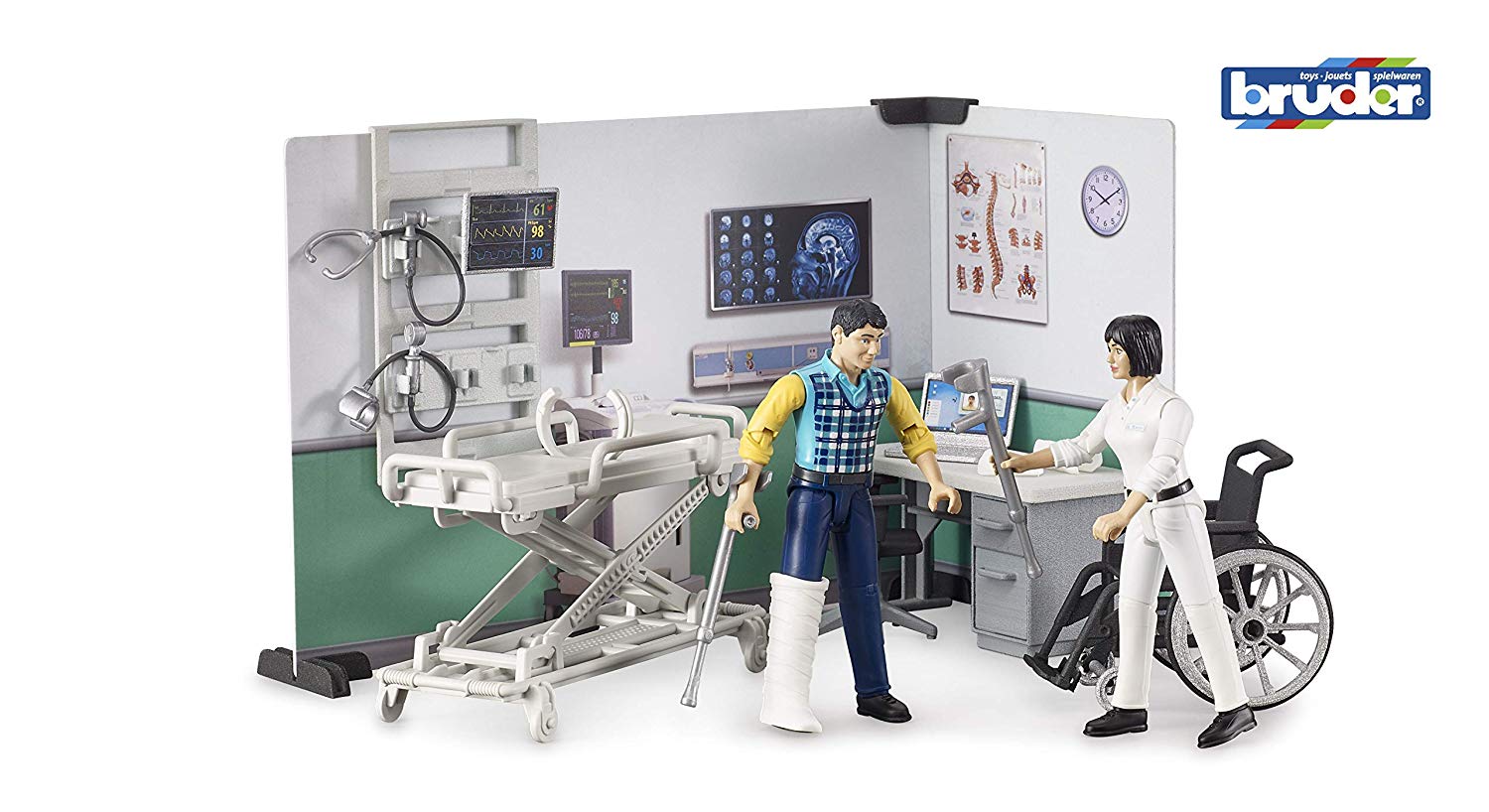 Bruder Bworld Bworld Hospital Multi Coloured
