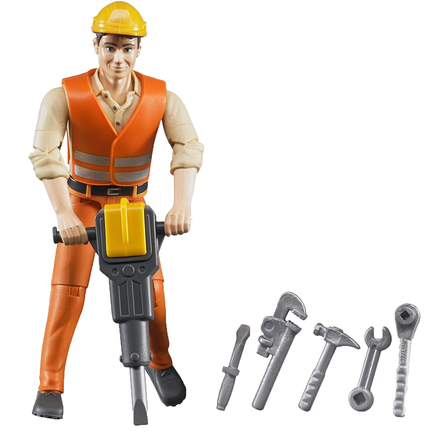 Bruder Construction Worker With Accessories