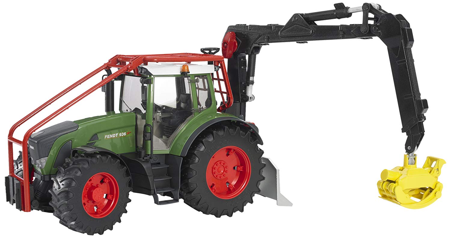 Bruder Brides Fendt Vario Forestry Tractor
