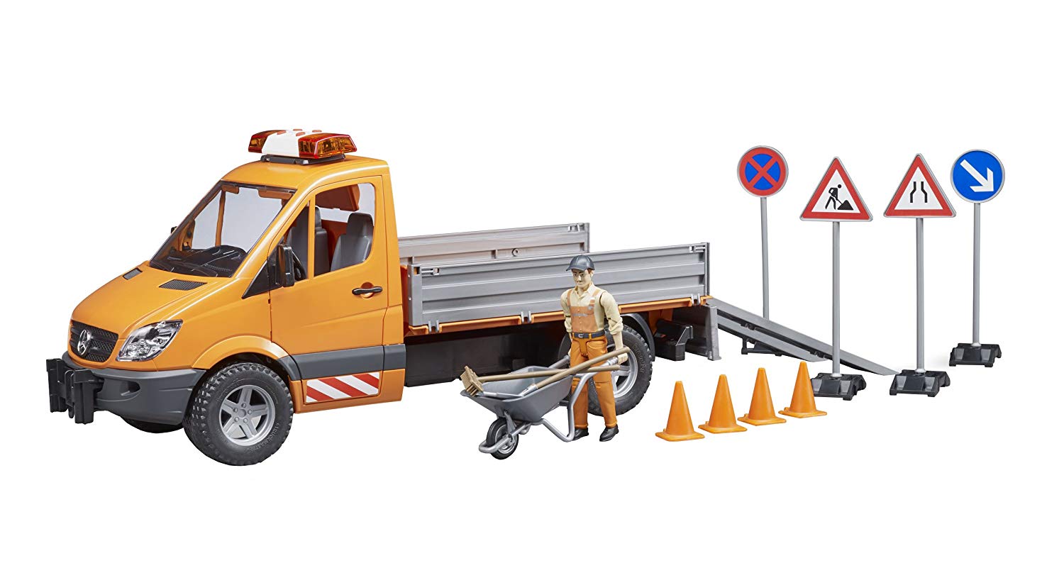 Bruder Mercedes Benz Sprinter Kommunal With Driver And Accessories