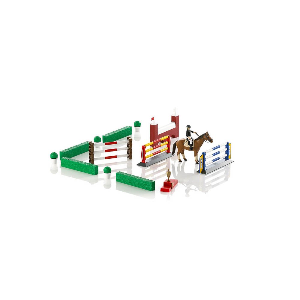 Bruder Show Jumping Course With Female Rider And Horse Large