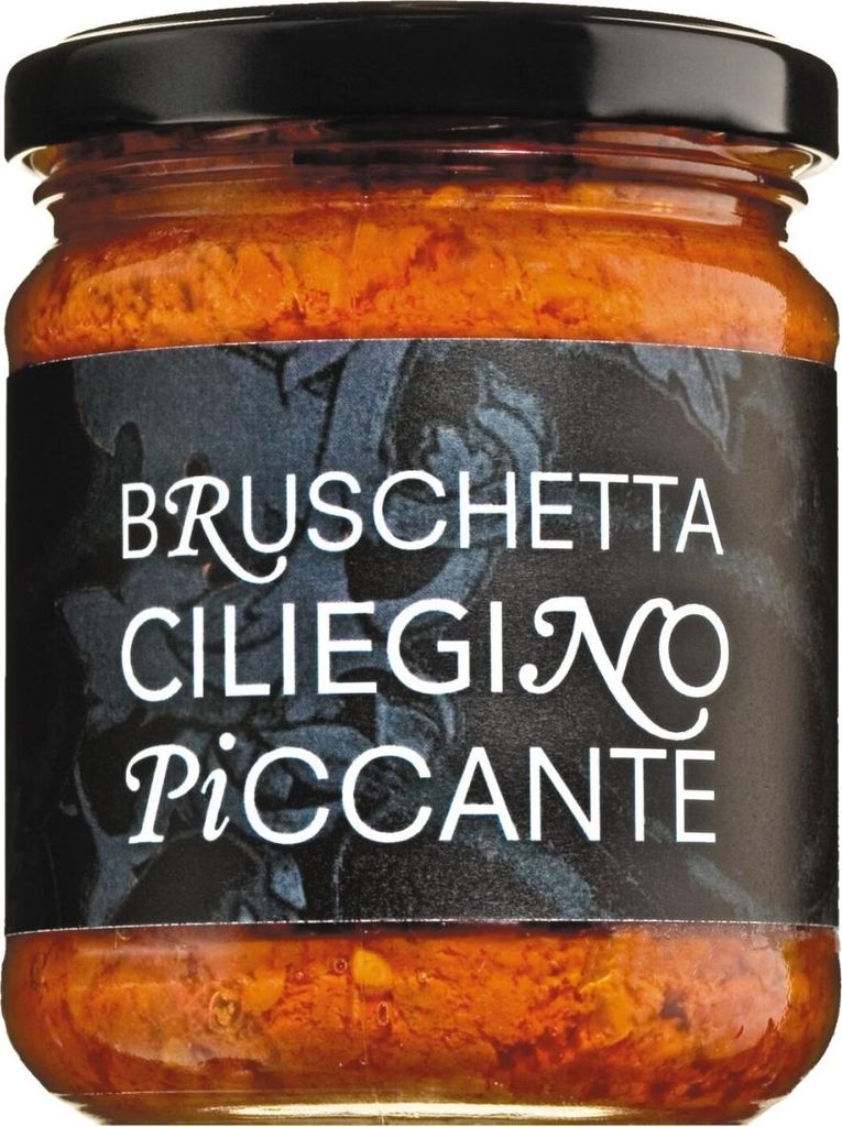 Il pomodoro più buono Bruschetta ciliegino piccante - spicy tomato spread made from cherry tomatoes 200g