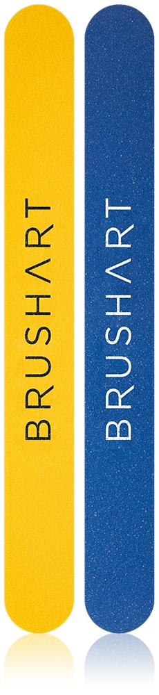 BrushArt Accessories Nail file duo set with files