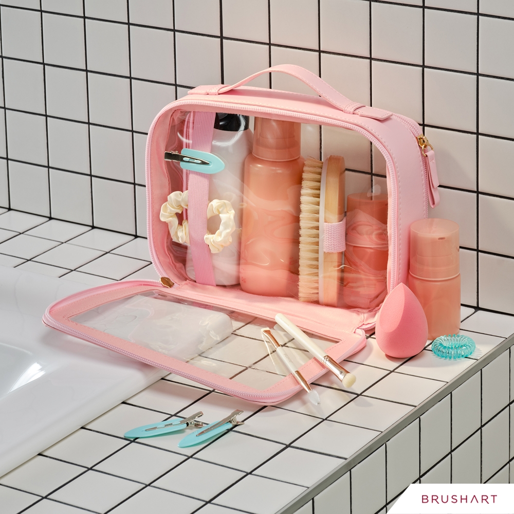BrushArt Accessories Transparent make-up case cosmetic case