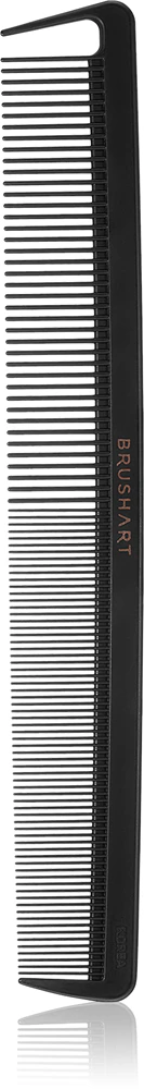 BrushArt Hair Comb with a carbon finish Comb for the hair