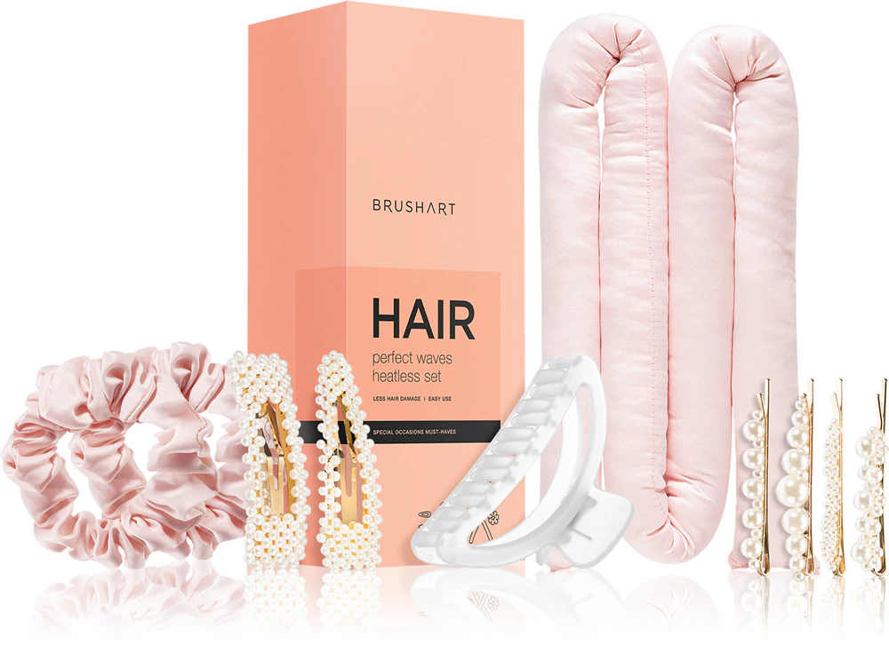 BrushArt Hair Heatless hair curling set Set for winding the hair