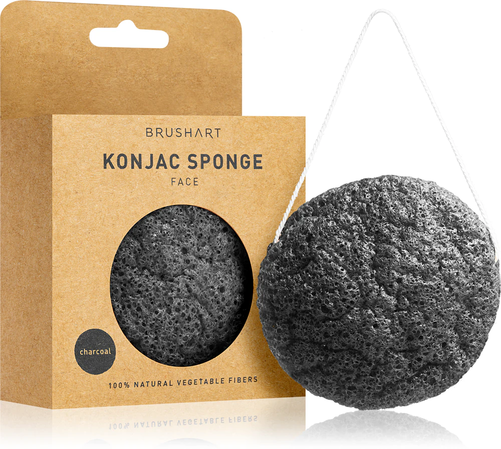 BrushArt Home Salon Konjac sponge gentle peeling sponge for the face