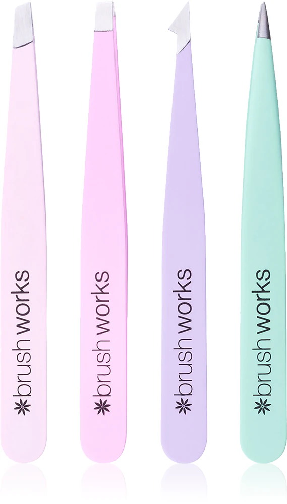 Brushworks Tweezer Set Pastel Tweezer Set