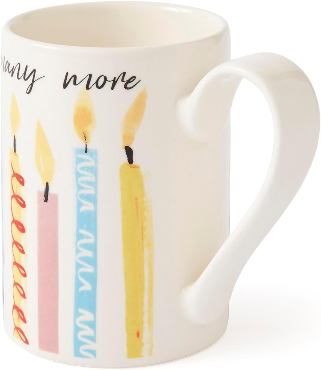 Portmeirion Home & Gifts Merion Happy Birthday Candle Mug