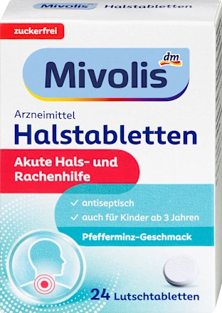 Mivolis Throat lozenges, 24 pieces