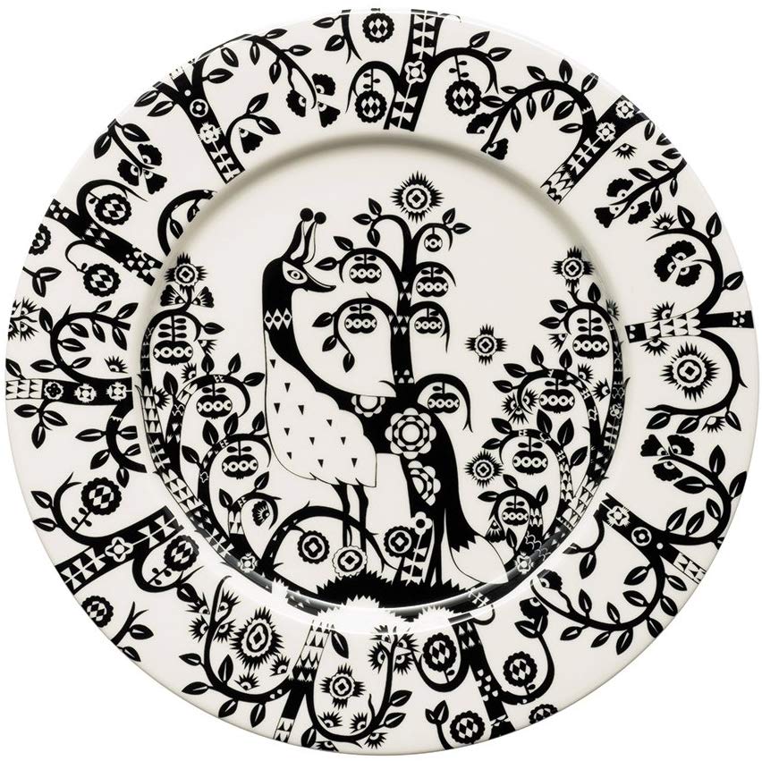 Iittala Taika Plate Diameter 27 Cm, Black, Ø 22 Cm