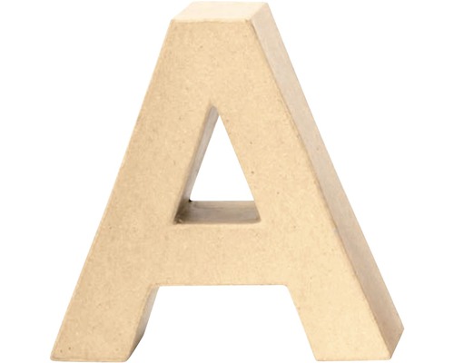 Glorex Letter A, cardboard, 17.5 x 5.5 cm