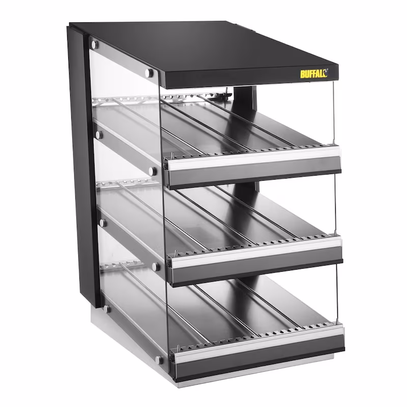 Buffalo inclined slide food warmer, 3-piece shelf set