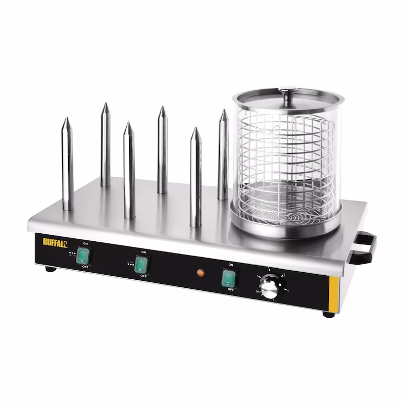 Buffalo hot dog machine with 6 heating elements