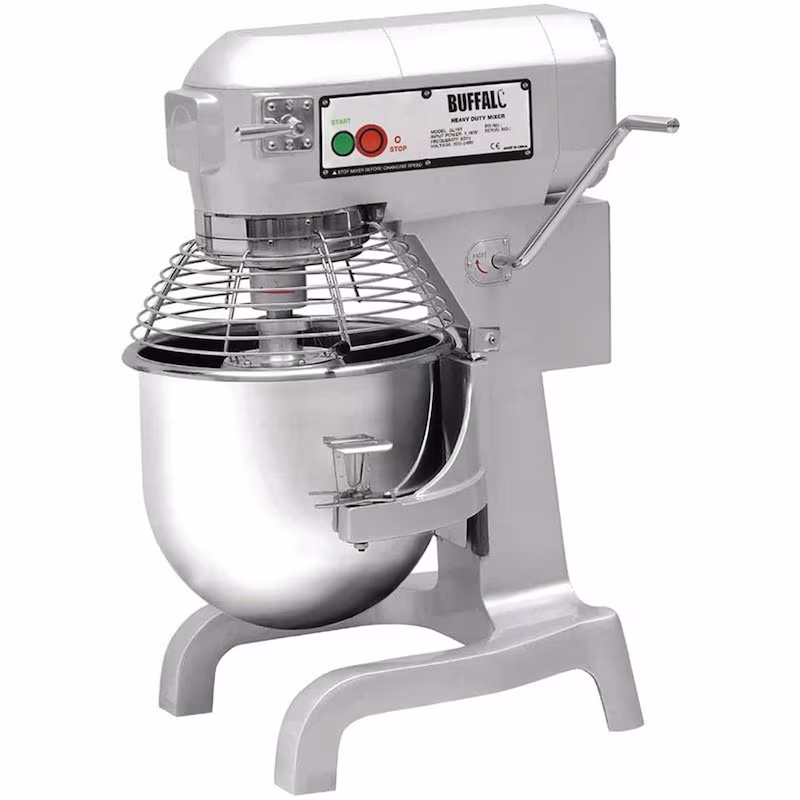 Gastronoble Buffalo planetary mixer 20L - stainless steel - 79.4(H) x 55.8(W) x 55.8(D)cm