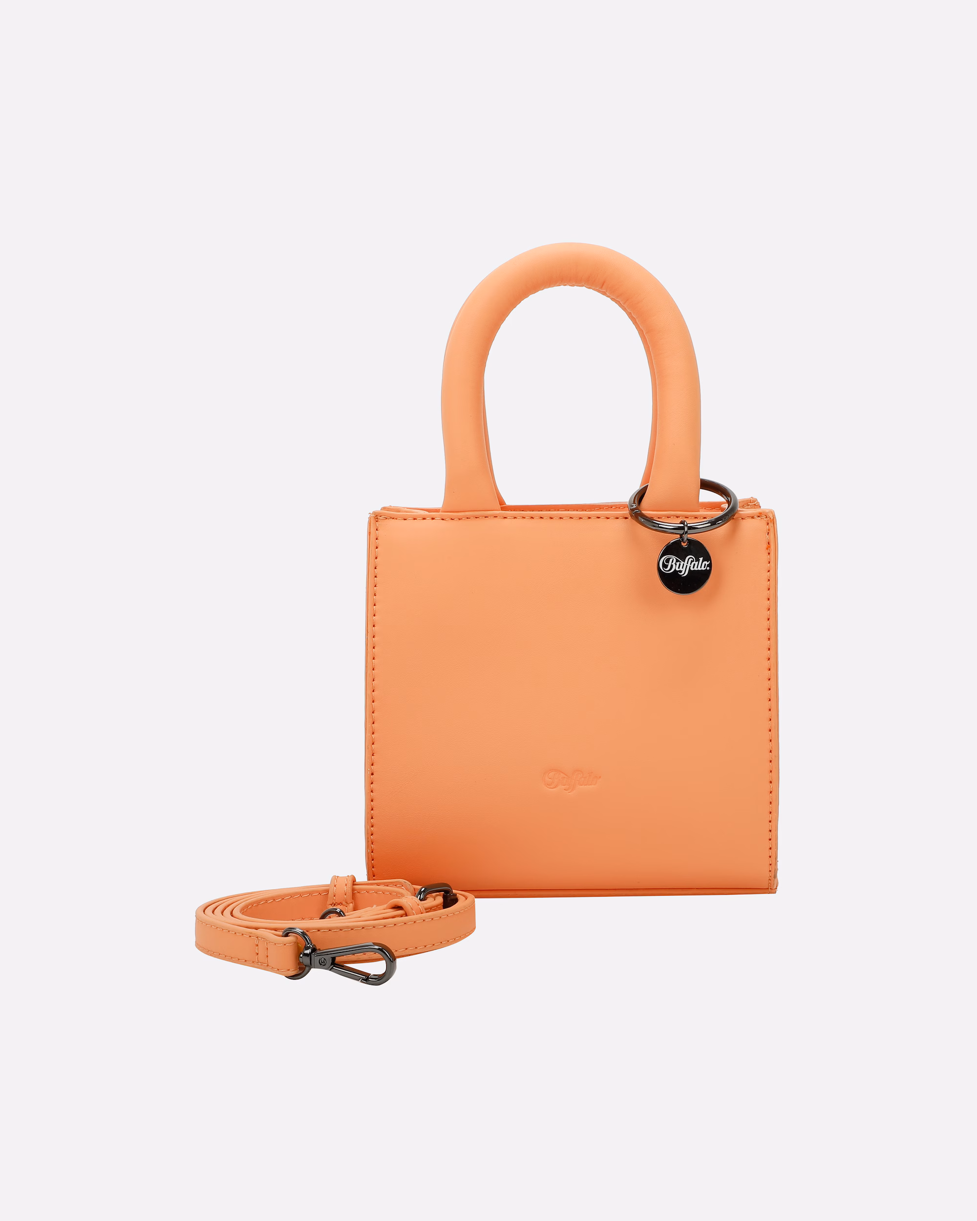 Buffalo bag Boxy handbag with removable shoulder strap orange