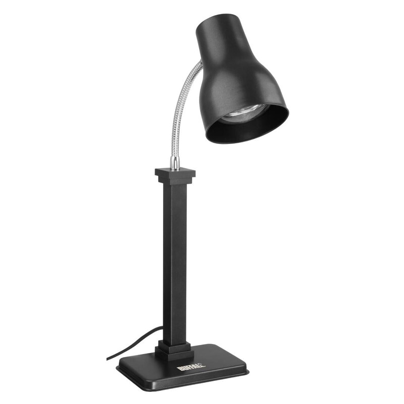 Buffalo Heat Lamp Carving Station Matte Black 250W
