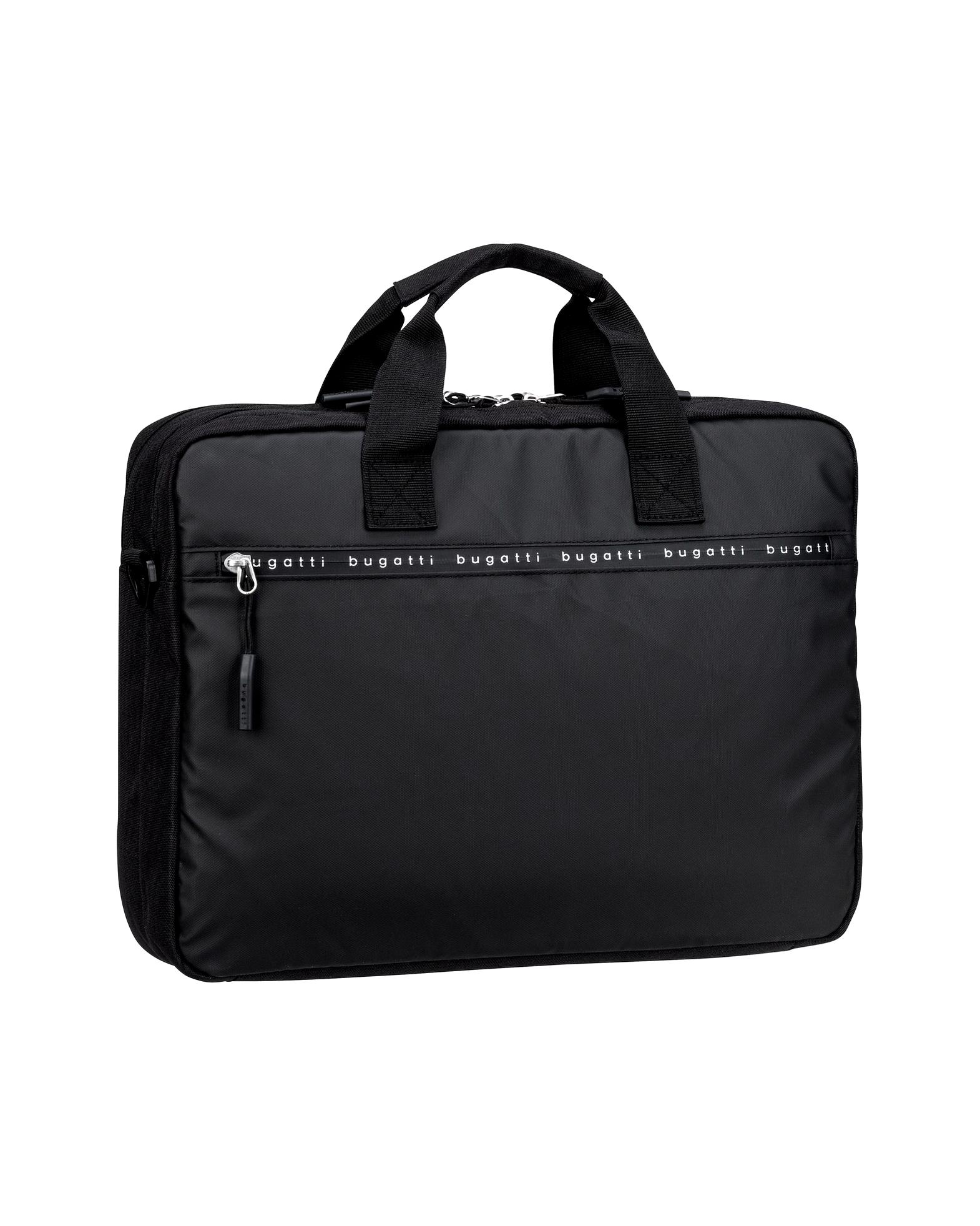 Bugatti laptop bag briefcase Blanc DeLight Briefcase Schwarz