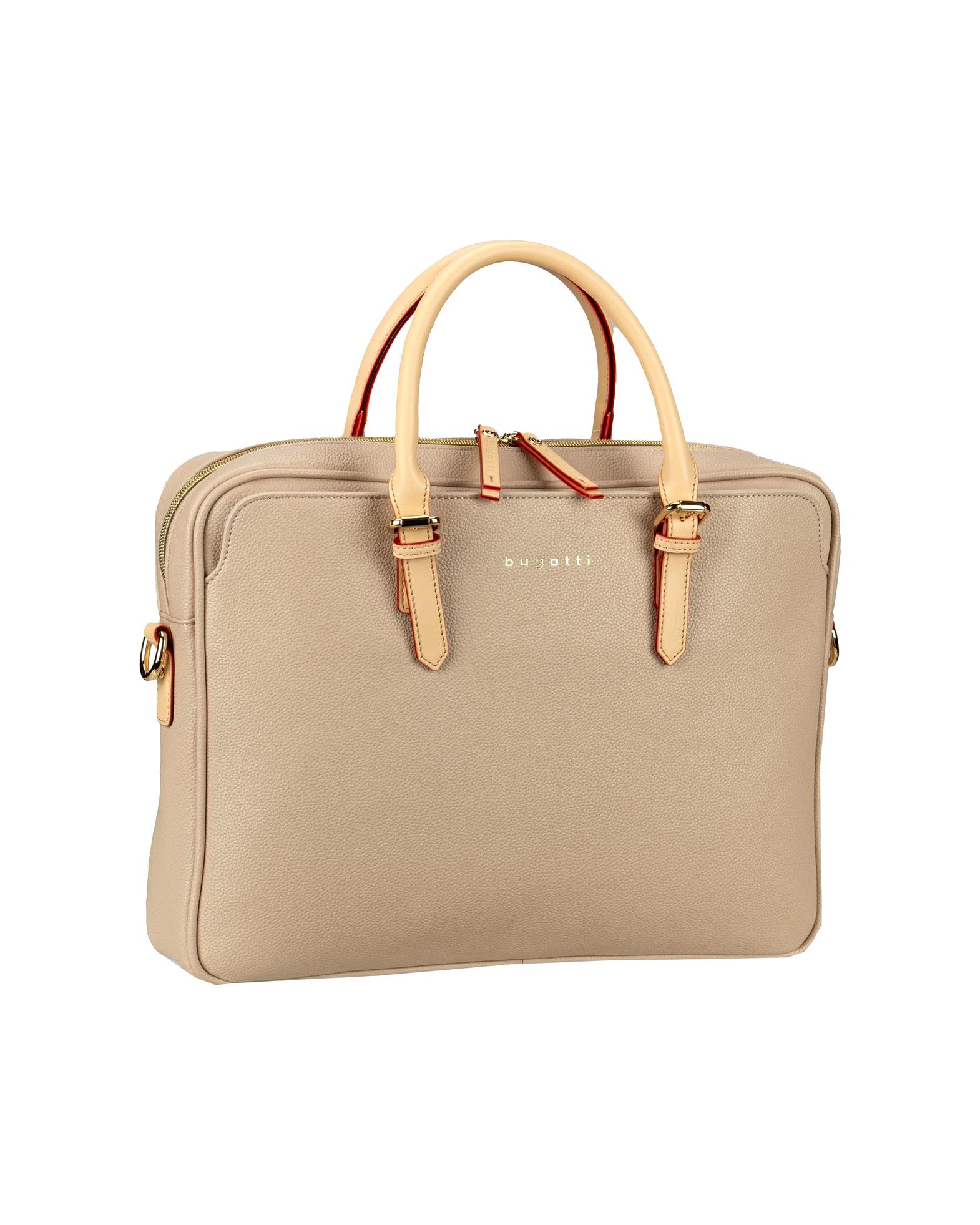 Bugatti laptop bag briefcase Ella Briefcase Beige