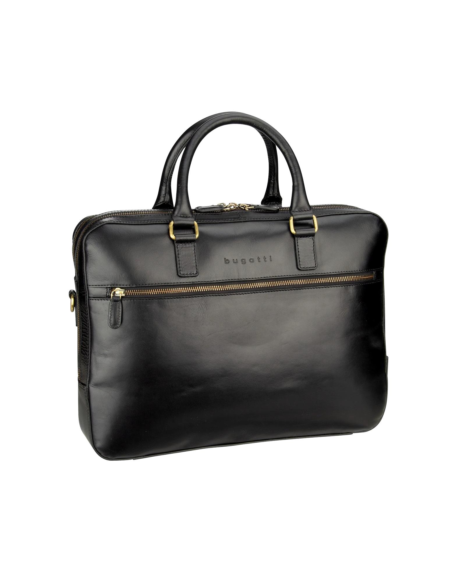 Bugatti laptop bag briefcase Remo Briefcase Large Schwarz