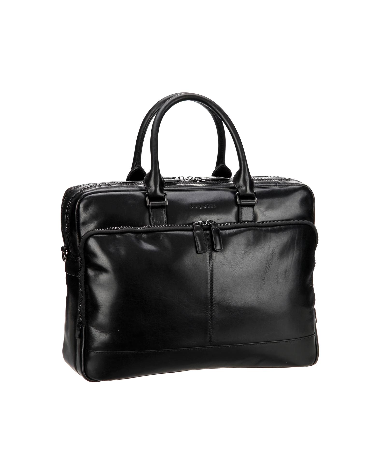 Bugatti laptop bag briefcase Romano 4018 Schwarz