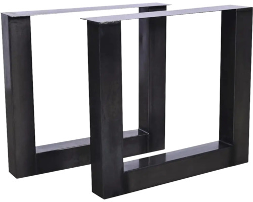 Buildify table frame U raw steel painted 1 set = 2 pieces 720x780 mm