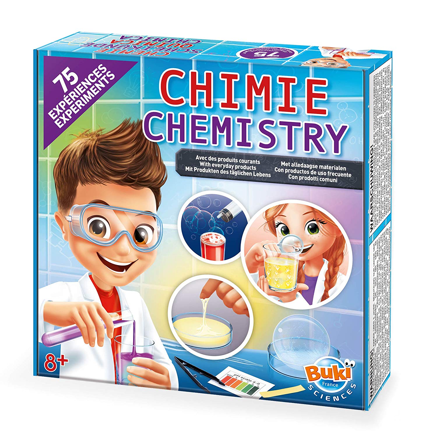 Buki Chemistry Set With Experiments