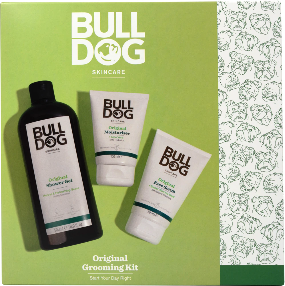 Bulldog Original Grooming Kit Gift Set for Body and Face