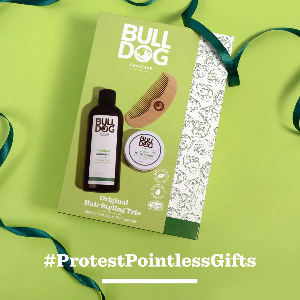 Bulldog Original Hair Styling Trio Gift Set for Men