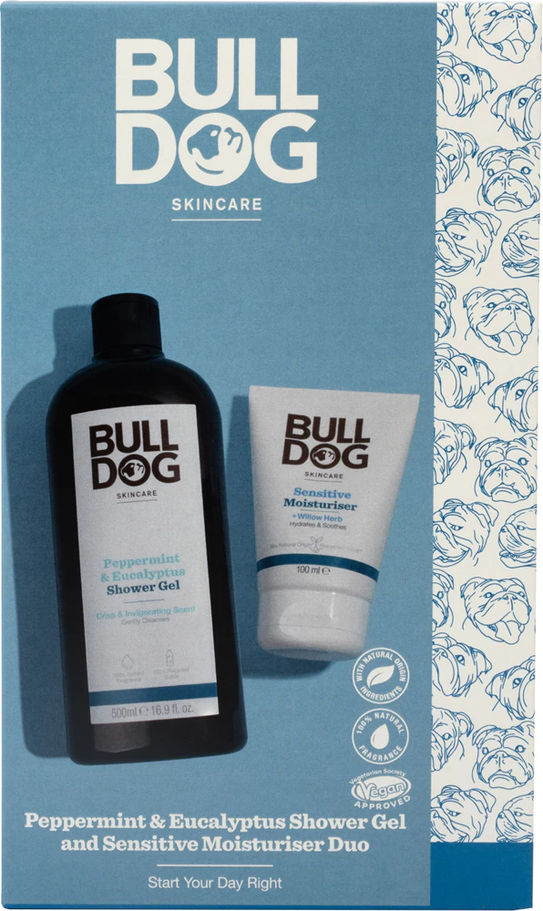 Bulldog Peppermint & Eucalyptus Set Gift Set for Men