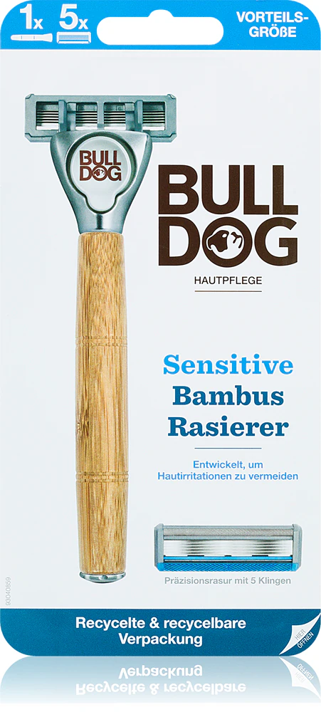 Bulldog Sensitive Bamboo razor + replacement heads