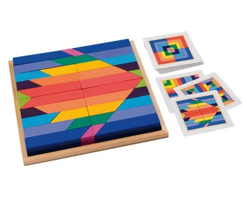 Colorful rod mosaic