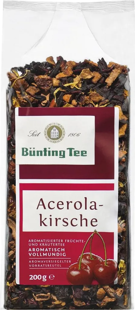 Bünting Tee Bünting Tea Acerola Cherry Fruit and Herbal Tea Blend 200g