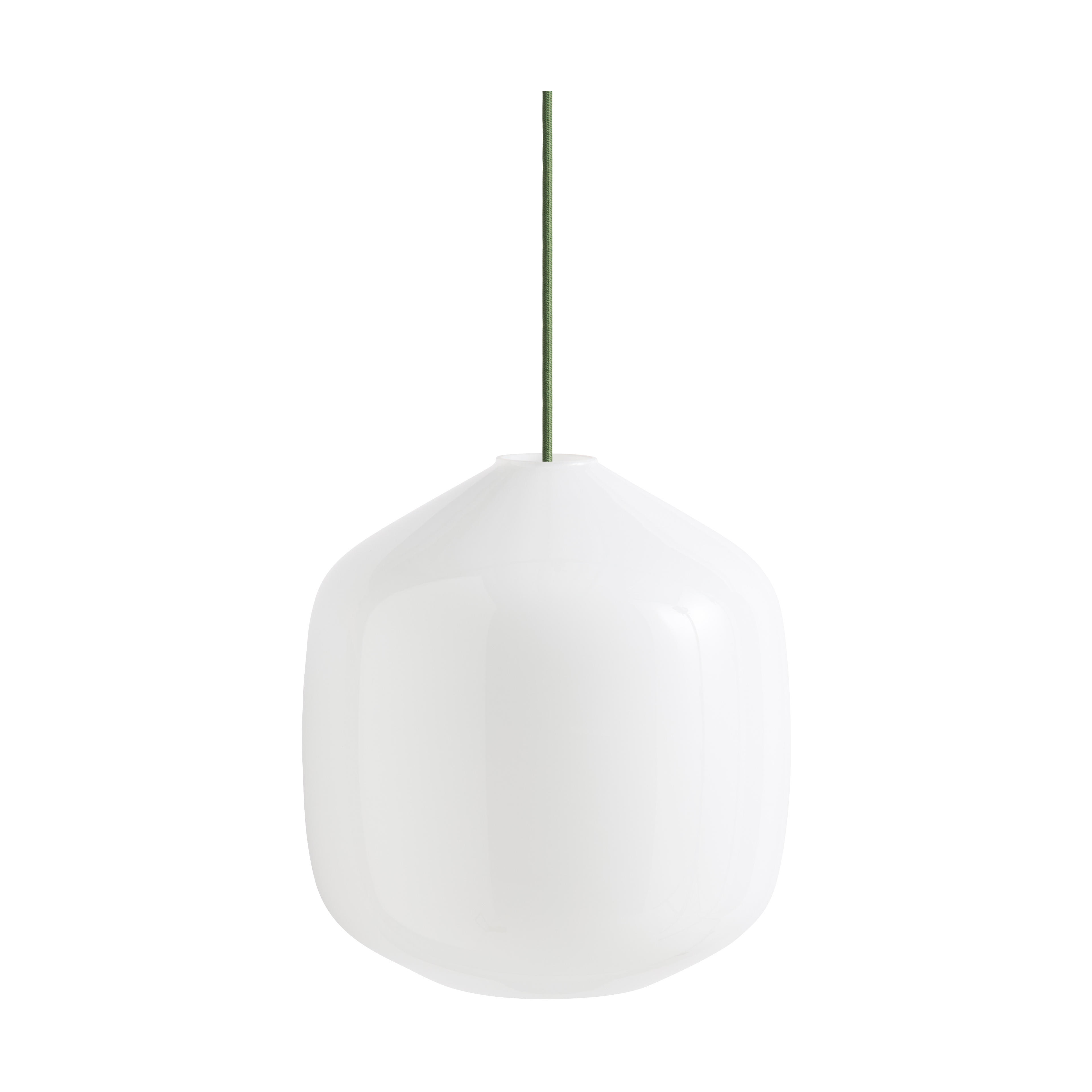 HAY Buoy Pendant Light Ø30 cm, Opal glass-garden green